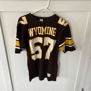 Vintage Wyoming Cowboys Men's Medium Jersey T-shirt